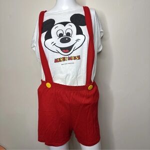 Vintage Disney Mickey Mouse Size M Rare Pajama Set Women’s Brand Radcliffe